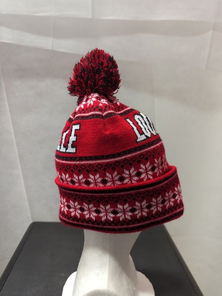 47, Accessories, Louisville Cardinals Beanie Hat Winter Cap University  Ncaa Winter Pom Pom Ski