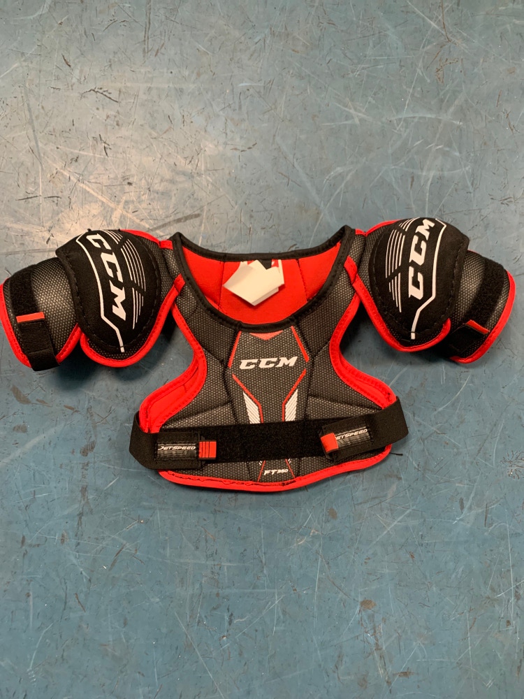 Used Youth CCM JetSpeed FT350 Hockey Shoulder Pads (Size: Small)