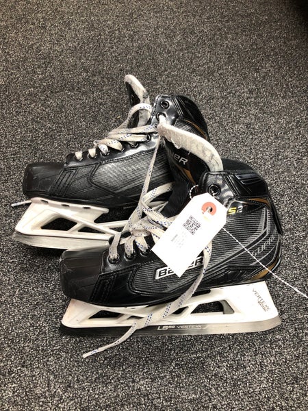Junior Used Bauer Supreme S27 Hockey Goalie Skates D&R (Regular) 4.5