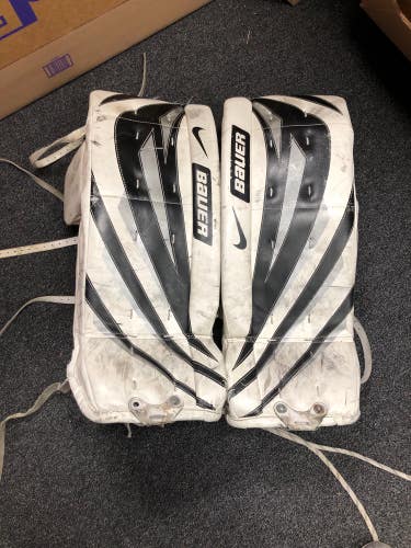 Used 28" Bauer One55 Goalie Leg Pads