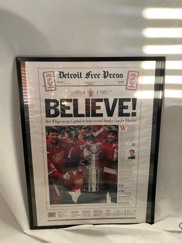 1998 Detroit Red Wings Cup Poster