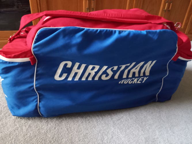 VINTAGE CHRISTIAN BROTHERS Pro Stock Hockey Team /Player Equipment Travel Bag