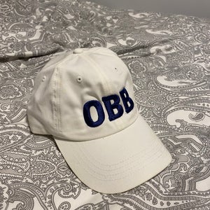 OBB white Strapback hat