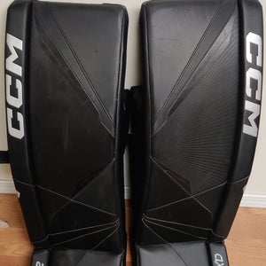 Used 36" CCM axis 2 Goalie Leg Pads Pro Stock