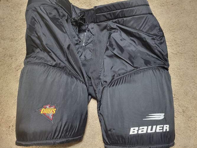 JOHNSTOWN CHIEFS Brand New Bauer Padded Pant Shells bottoms Pro Stock Large