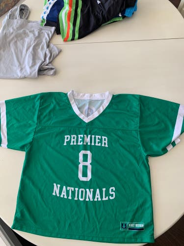 Green New Medium  Premier Nationals Game Jersey