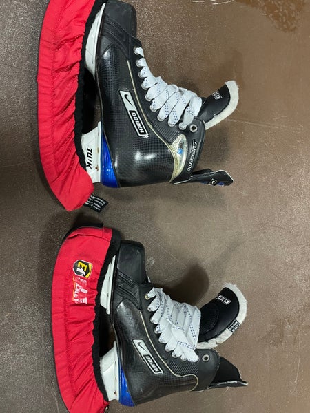 Senior Used Bauer One95 Hockey Skates Wide Width Pro Stock Size 8.5