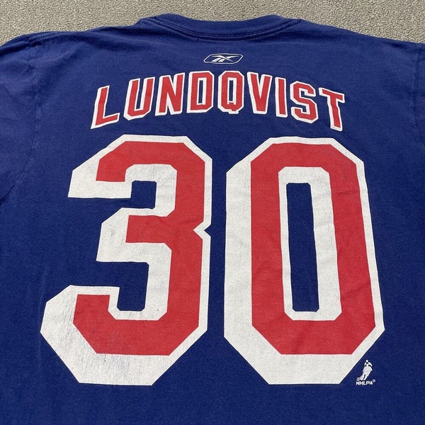 Henrik Lundqvist New York Rangers # 30 Blue Stitched NHL Jersey