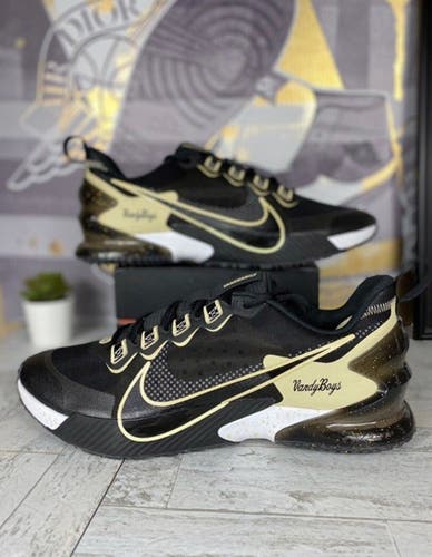 New With Out Box, Size 11.5 - Mike Trout Nike Zoom, Baseball Turf Shoes, Black/Gold, Vandy Boys.