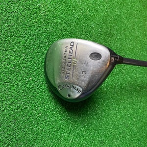 Callaway Big Bertha Steelhead III 3 Fairway Wood Golf Club Firm Flex