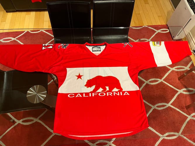 California Bears Hockey Club Red XXL  Jersey
