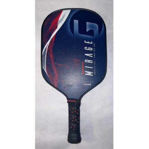 Used GAMMA Mirage Red White Blue Pickleball Paddle 11996