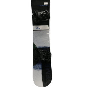 New 540 Blackdeck 159 Cm Men's Snowboard Combo