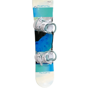 New 540 Cu 120 Cm Boys' Snowboard Combo