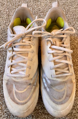 Nike Alpha Huarache 8 Pro Lacrosse Cleats Size M 8 / W 9.5 Style CW4439-100