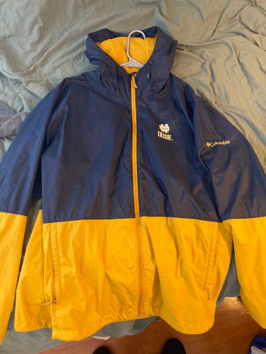 Notre Dame Columbia shell rain jacket / windbreaker