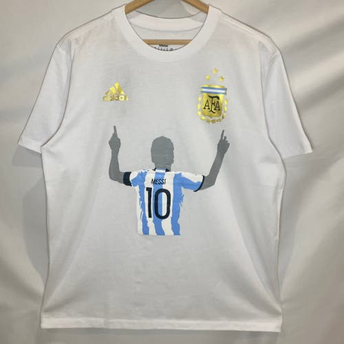 Messi world champion White and t-shirt