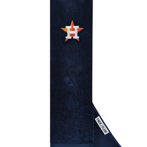 NEW Team Effort Houston Astros Face/Club Tri-Fold Embroidered Golf Towel