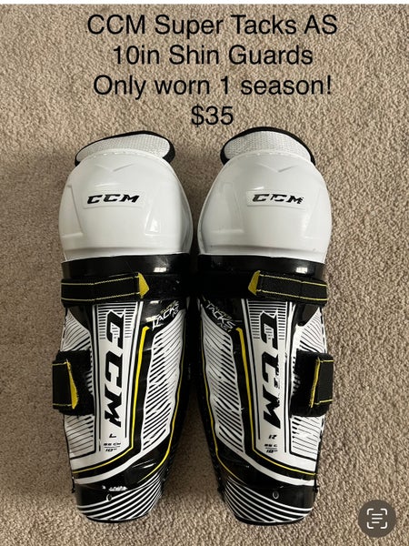 Used CCM Super Tacks AS1 Shin Pads