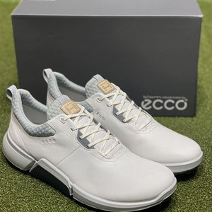 ECCO Biom Hybrid H4 Spikeless Golf Shoes Size 45 US 11-11.5 White New #86015