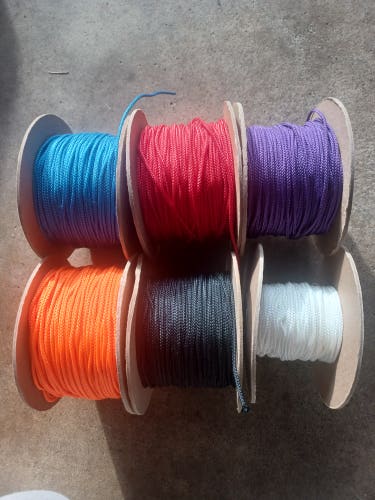 Jimalax Lacrosse Stringing String Spools (6 colors) - LOT