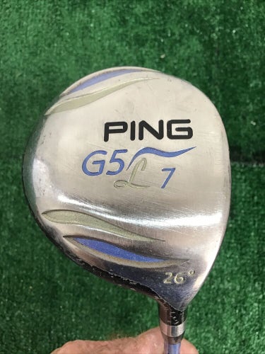 Ping G5L Fairway 7 Wood 26* With Ladies Graphite Shaft