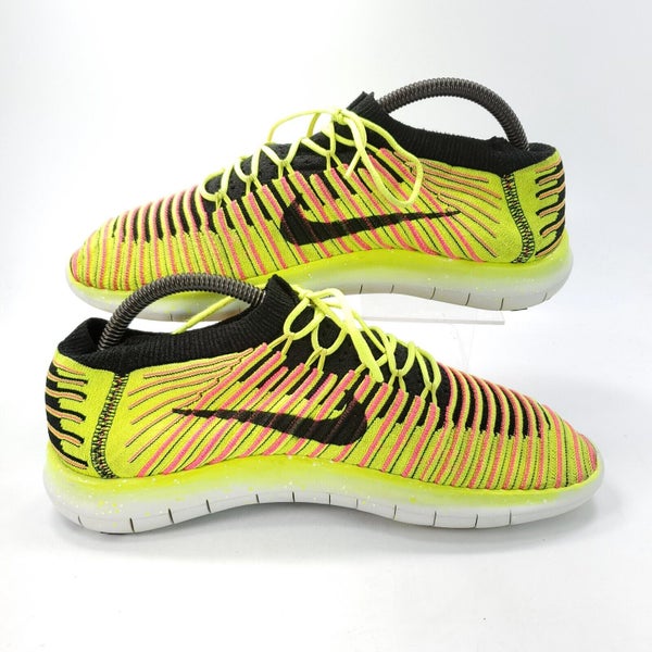 Nike Free RN Motion Athletic Running Shoe Size 9 843434-999 Yellow Black | SidelineSwap