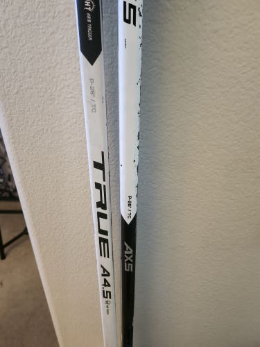 Used Senior True Regular AX5 Goalie Stick 26" Paddle and A4.5 Goalie Stick 26"