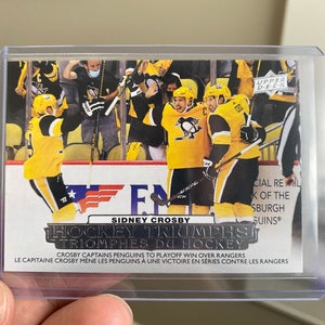 2022-23 upper deck Tim Hortons Card - Sidney Crosby - Hockey Triumphs