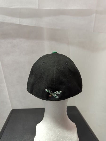 Philadelphia Eagles Vintage Logo Black Clean Up Hat