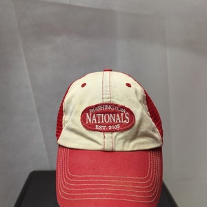 Washington Nationals Twins Enterprises Mesh Trucker Snapback Hat MLB
