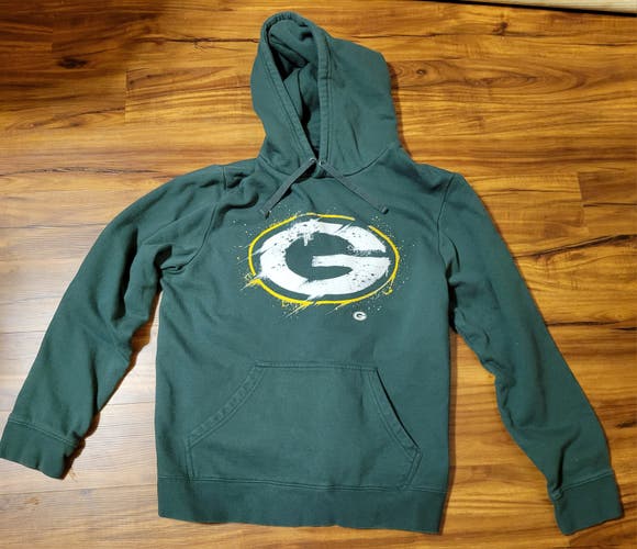 Fanatics Green Bay Packers Hooded Sweatshirt, Tag Size L