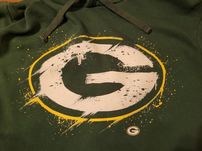 Fanatics Green Bay Packers Hooded Sweatshirt, Tag Size L