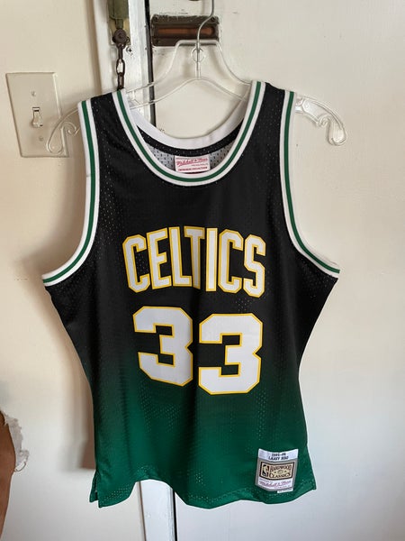 Vintage Nike Green / Black / White Boston Celtics Baseball Jersey
