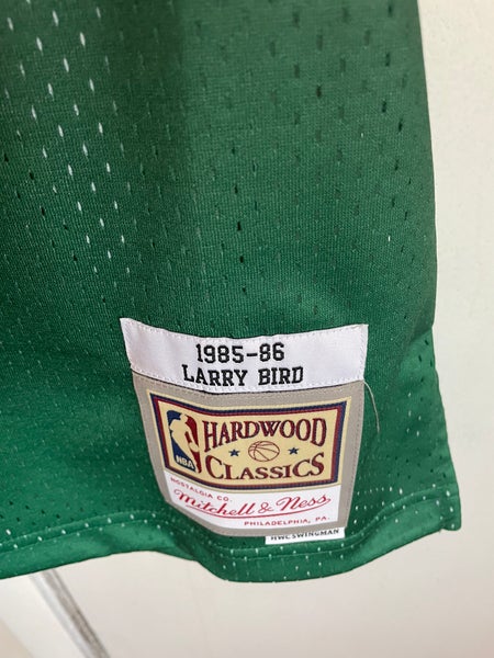 Larry Bird Boston Celtics Hardwood Classics Throwback NBA Swingman