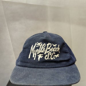 Vintage Myrtle Beach, South Carolina Yupong Corduroy Snapback Hat