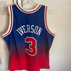 Allen Iverson Philadelphia 76ers Mitchell & Ness NBA Men’s Jersey XL