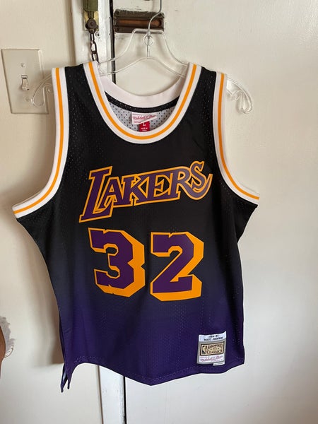 Women's Mitchell & Ness Los Angeles Lakers NBA Magic Johnson Basketball  Jersey