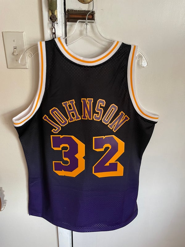 Magic Johnson Los Angeles Lakers Mitchell & Ness Men’s NBA Jersey L