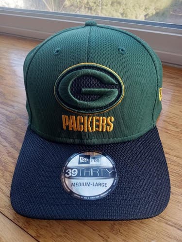 Green Bay Packers New Era NFL Sideline Flexfit Hat ML