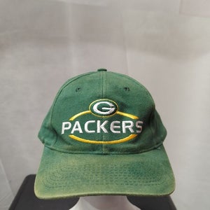 Vintage Green Bay Packers Logo 7 Strapback Hat NFL