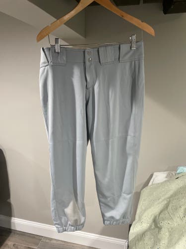 Gray Adult Size 32 Boombah Game Pants