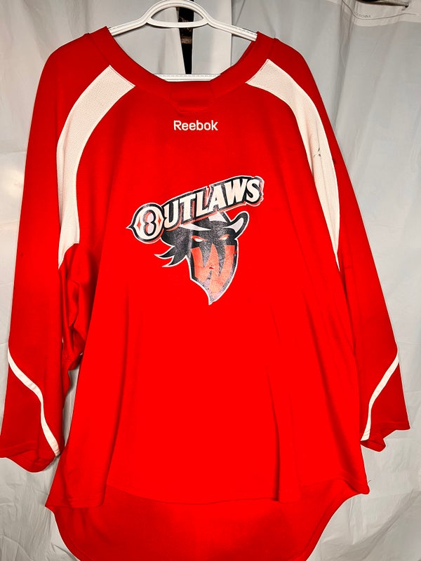 Outlaws Black Red Hockey Jersey