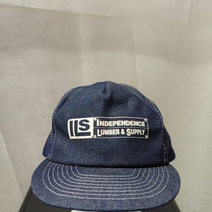 Vintage Independence Lumber & Supply Denim Snapback Hat