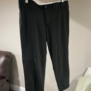 Black New Size 32 Boombah Game Pants
