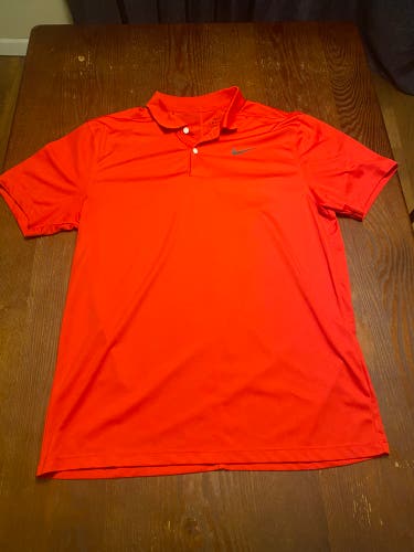 Red Used Men's Nike Shirt