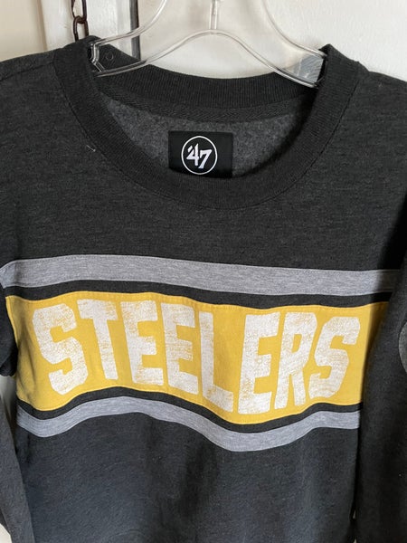 Pittsburgh Steelers 47 Brand NFL Crew Sweatshirt L