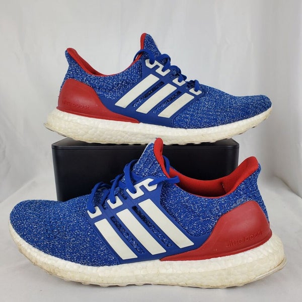 Adidas Boost 4.0 USA EE3704 Mens Ultraboost Red Blue White Shoes Size 9 | SidelineSwap