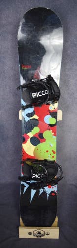 ROSSIGNOL JUSTICE SNOWBOARD SIZE 153 CM WITH NEW PICCO LARGE BINDINGS