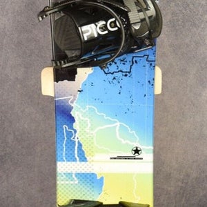 HEAD GLOBAL SNOWBOARD SIZE 154 CM WITH NEW PICCO LARGE BINDINGS